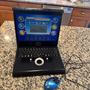Discovery Black and Blue Educational Laptop Toy